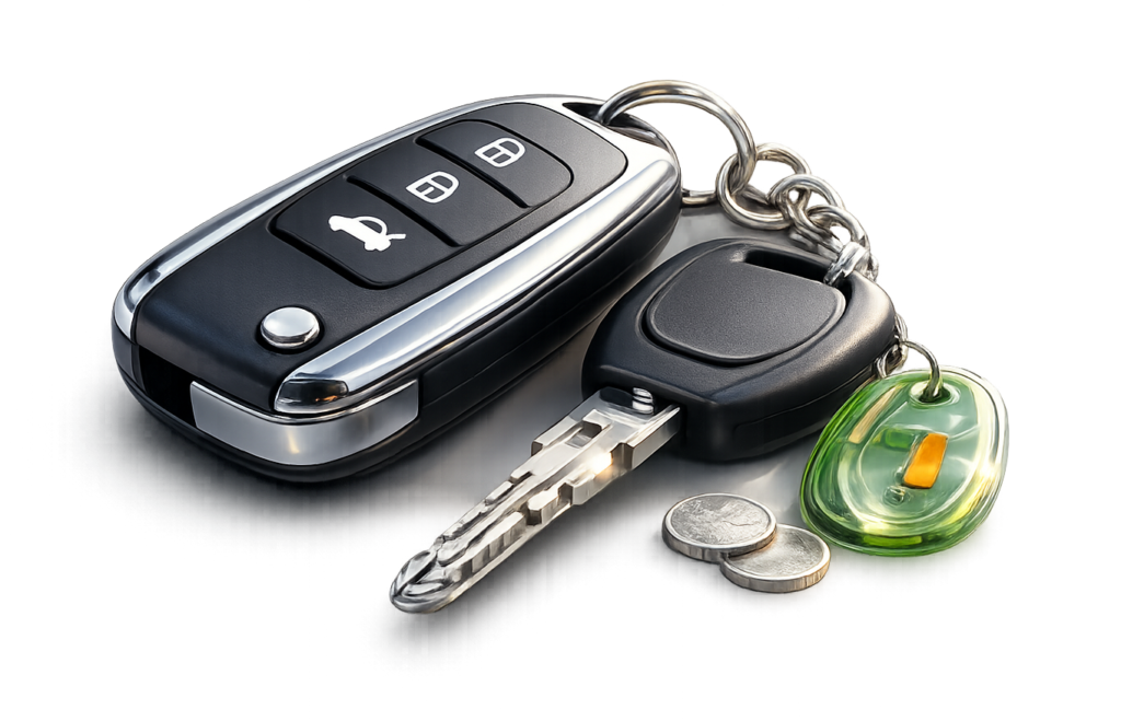 Replacement car key provided by a professional automotive locksmith | Cerrajero de Urgencia Costa Blanca